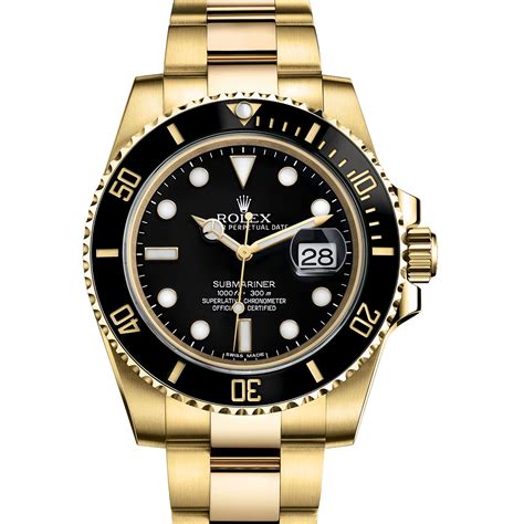 authentic rolex gold submariner watch.